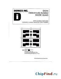 Datasheet DI914-1Q manufacturer Dionics