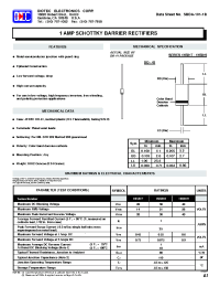 Datasheet 1N5817-1N5819 manufacturer Diotec