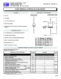 Datasheet BY214-100 manufacturer Diotec