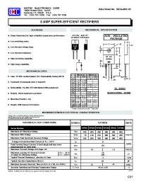 Datasheet BYT08P-400A manufacturer Diotec