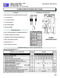 Datasheet BYW81P-50A manufacturer Diotec