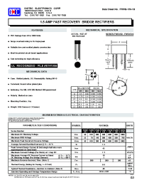 Datasheet FWB150-FWB1510 manufacturer Diotec