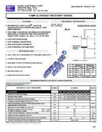 Datasheet MUR170 manufacturer Diotec
