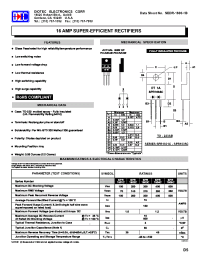 Datasheet SPR1601C manufacturer Diotec