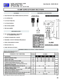 Datasheet SPR1601C-SPR1605C manufacturer Diotec