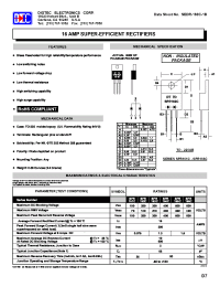 Datasheet SPR161C manufacturer Diotec