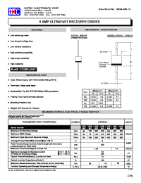 Datasheet UFR602 manufacturer Diotec
