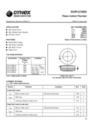 Datasheet DCR1279SD48 manufacturer Dynex