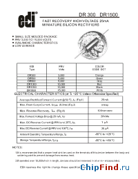 Datasheet DR1000 manufacturer Electronic Devices