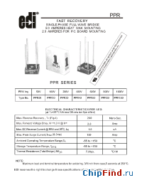 Datasheet PPR10 manufacturer Electronic Devices