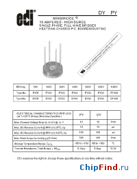Datasheet PY80F manufacturer Electronic Devices
