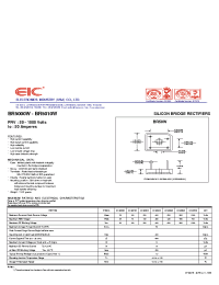 Datasheet BR5001W manufacturer EIC