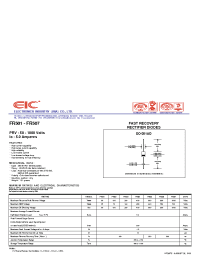 Datasheet FR507 manufacturer EIC