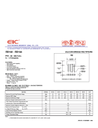 Datasheet RB158 manufacturer EIC