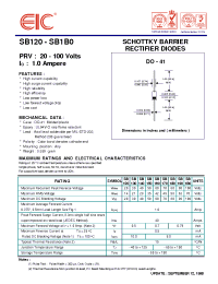 Datasheet SB150 manufacturer EIC