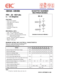Datasheet SBO40 manufacturer EIC