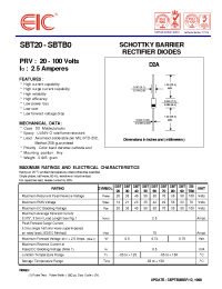 Datasheet SBT20 manufacturer EIC