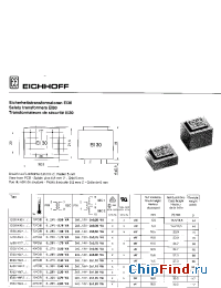 Datasheet E130-X6 manufacturer Eichhoff