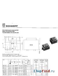 Datasheet E154-12A manufacturer Eichhoff