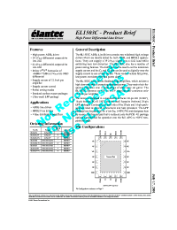 Datasheet EL1503C manufacturer Elantec