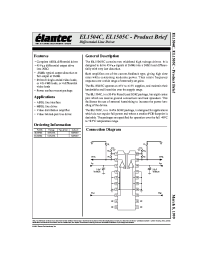 Datasheet EL1504CM manufacturer Elantec