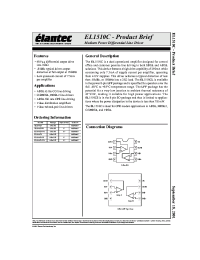 Datasheet EL1510CS-T7 manufacturer Elantec