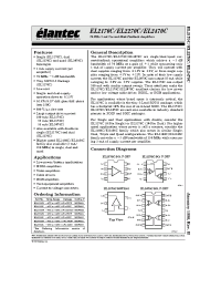 Datasheet EL2170CN manufacturer Elantec