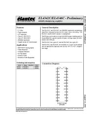 Datasheet EL4342C manufacturer Elantec
