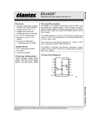 Datasheet EL4452C manufacturer Elantec