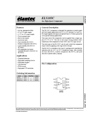 Datasheet EL5486C manufacturer Elantec