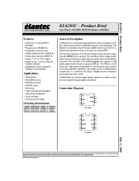Datasheet EL6201CW manufacturer Elantec