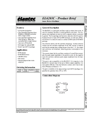 Datasheet EL6203CW manufacturer Elantec