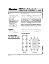 Datasheet EL6242CL manufacturer Elantec