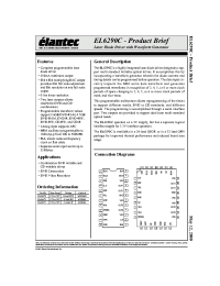 Datasheet EL6290CJ manufacturer Elantec