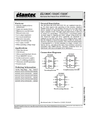 Datasheet EL7202CN manufacturer Elantec