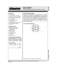 Datasheet EL7232CS manufacturer Elantec