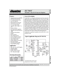 Datasheet EL7563C manufacturer Elantec