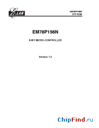 Datasheet EM78P156NM manufacturer EMC