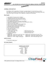 Datasheet EM83812B manufacturer EMC