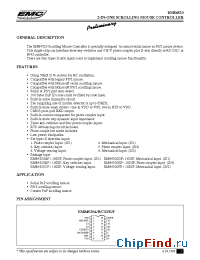 Datasheet EM84520A manufacturer EMC