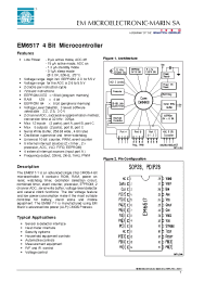Datasheet EM6517 manufacturer EM Microelectronic
