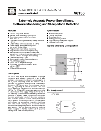 Datasheet V6155 manufacturer EM Microelectronic