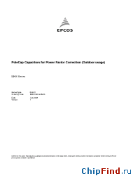 Datasheet B25671A5127A375 manufacturer EPCOS
