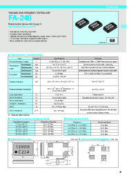 Datasheet FA-248 manufacturer EPSON