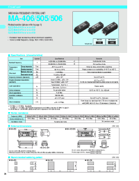 Datasheet MA-505_506 manufacturer EPSON