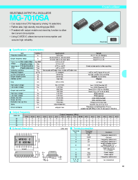 Datasheet MG-7010SA manufacturer EPSON