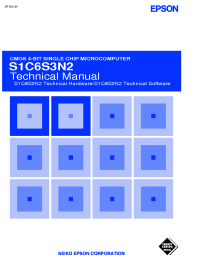 Datasheet S1C6S3N2 manufacturer EPSON