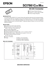 Datasheet SCI7661C manufacturer EPSON