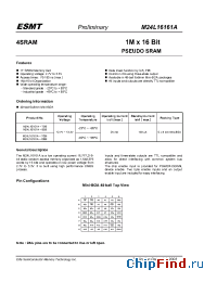 Datasheet M24L16161A70BI manufacturer EliteMT
