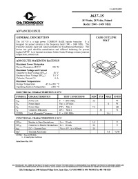Datasheet 1617-35 manufacturer Неопределенные